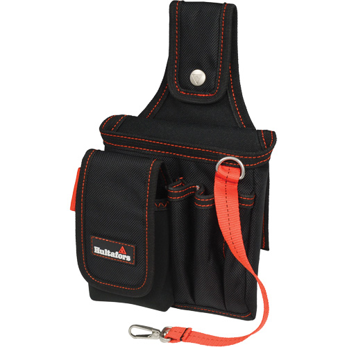 Small Technician's Pouch, Ballistic Polyester, Black/Red Rideout Tool & Machine Inc.