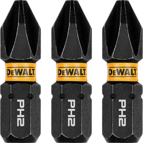 Forets pour tournevis &agrave; chocs FLEXTORQ 3 mcx, Phillips, #2, Prise 1/4" Rideout Tool & Machine Inc.