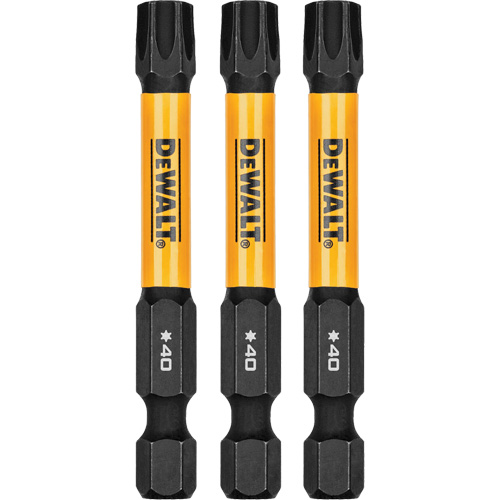 Forets pour tournevis &agrave; chocs FLEXTORQ 3 mcx, Torx, T-40, Prise 1/4" Rideout Tool & Machine Inc.