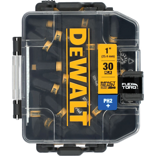 Jeu de forets &agrave; chocs FLEXTORQ 30 mcx, Phillips, #2, Prise 1/4" Rideout Tool & Machine Inc.