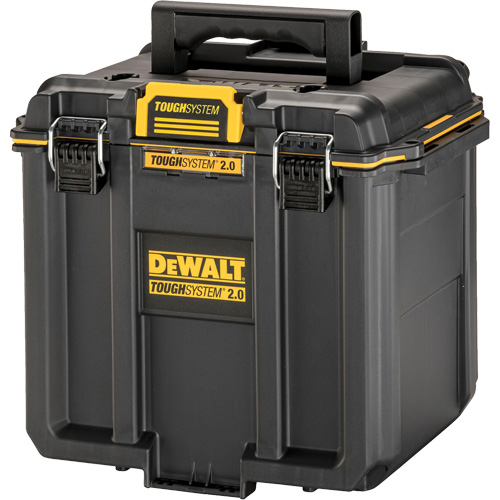 ToughSystem&reg; 2.0 Deep Compact Toolbox, 10" x 15-7/20" x 13-4/5", Black/Yellow Rideout Tool & Machine Inc.