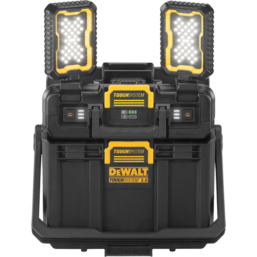 ToughSystem&reg; 2.0 Adjustable Work Light with Storage, 16" x 11" x 14", Black/Yellow Rideout Tool & Machine Inc.