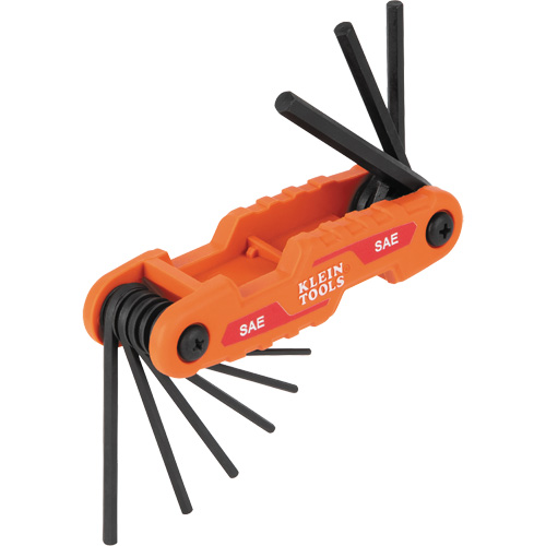 Jeu de cl&eacute;s hexagonales pliant et compact, 9 mcx, Imp&eacute;rial Rideout Tool & Machine Inc.