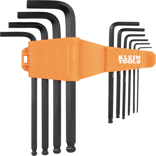 L-Style Long Ball-End Hex Key Set, 10 Pcs., Metric Rideout Tool & Machine Inc.