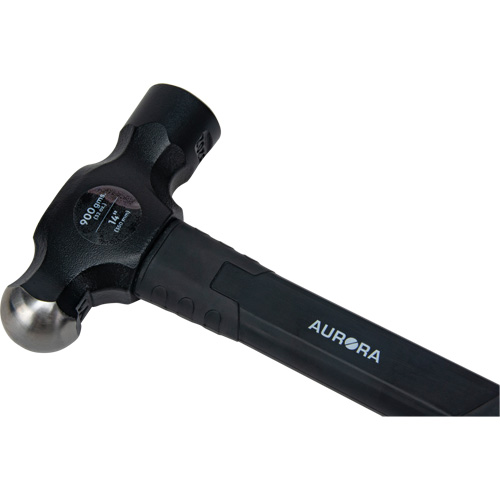 Marteau &agrave; panne ronde, Poids de la t&ecirc;te 32 oz, Face Ordinaire, Prise Fibre de verre Rideout Tool & Machine Inc.