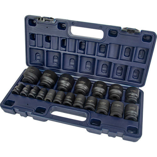 Jeu de douilles SAE, 19 Mcx, Chocs, Prise de 1/2" Rideout Tool & Machine Inc.