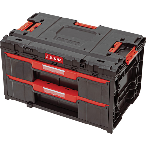 Arx&reg; 2-Drawer Toolbox, 23-1/10" x 15" x 13-2/5", Black Rideout Tool & Machine Inc.