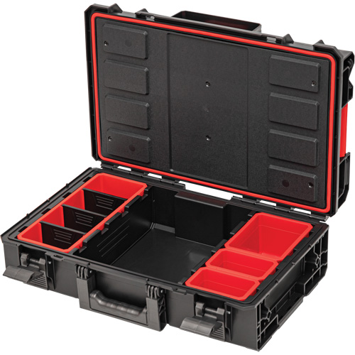 Arx Small Toolbox, 23" x 15" x 7-1/2", Black Rideout Tool & Machine Inc.