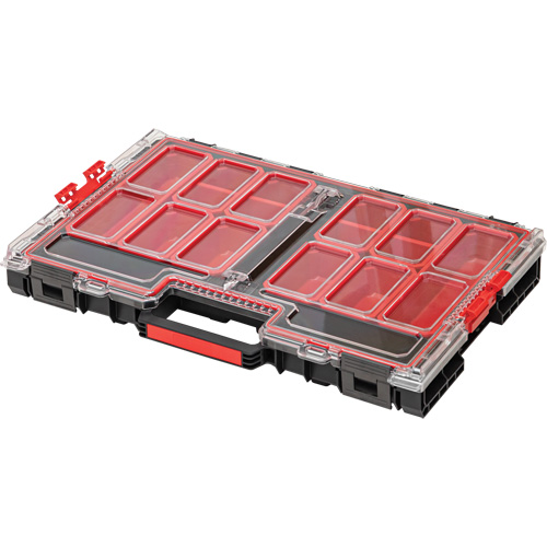 Arx&reg; Large Organizer with Bins, 21" x 15" x 3", Black Rideout Tool & Machine Inc.