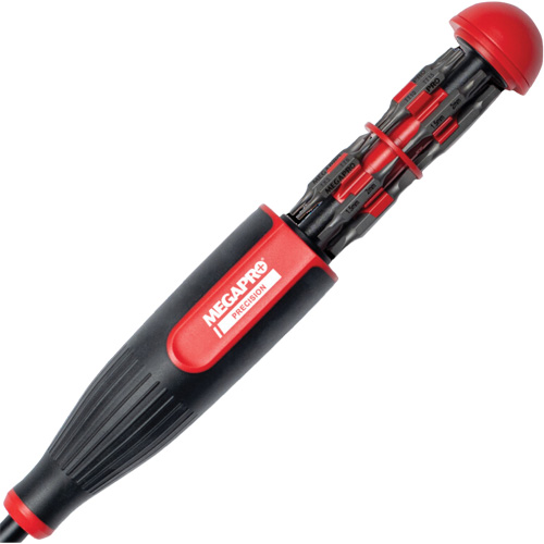 Tournevis de pr&eacute;cision multi-foret 24-en-1, Prise Coussin&eacute;e Rideout Tool & Machine Inc.