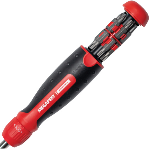 13-in-1 Automotive Ratcheting Multi-Bit Screwdriver, Cushion Grip Handle Rideout Tool & Machine Inc.