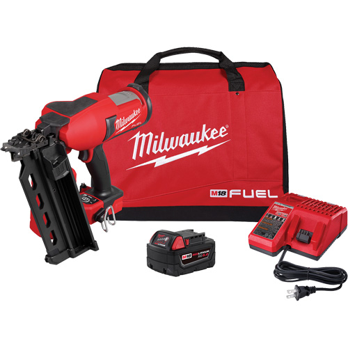 Fuel Duplex Nailer Kit, 18 V, Lithium-Ion Rideout Tool & Machine Inc.
