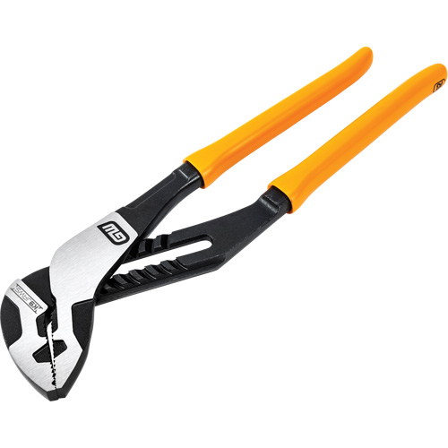 Pince &agrave; rainure et languette &agrave; m&acirc;choire droite avec poign&eacute;e tremp&eacute;e PITBULL K9, 12" Rideout Tool & Machine Inc.