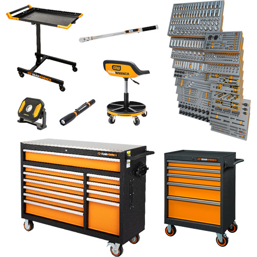 MEGAMOD Master Mechanics Tool Set in Premium Modular Foam Trays with Tool Storage, 1024 Pieces Rideout Tool & Machine Inc.