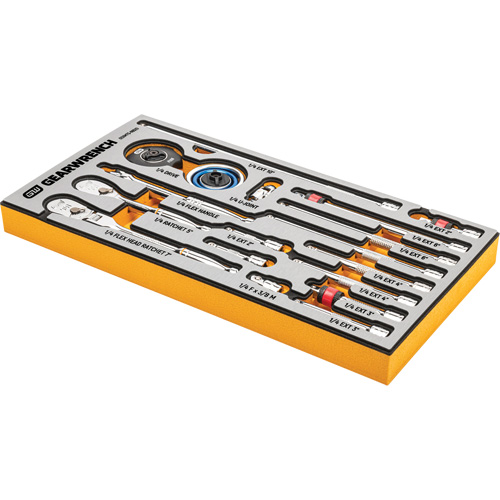MEGAMOD Master Mechanics Tool Set in Premium Modular Foam Trays with Tool Storage, 1268 Pieces Rideout Tool & Machine Inc.