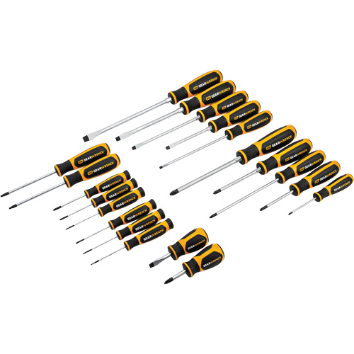 Phillips&reg;, Slotted, Torx&reg; Dual Material Screwdriver Set, 20 Pcs. Rideout Tool & Machine Inc.