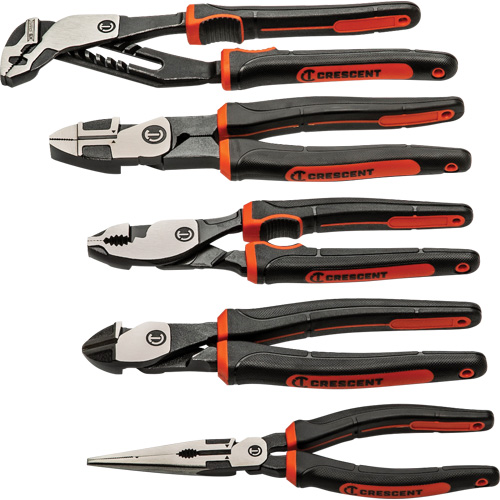 Z2 Mixed Dual Material Plier Set, 5 Pieces Rideout Tool & Machine Inc.