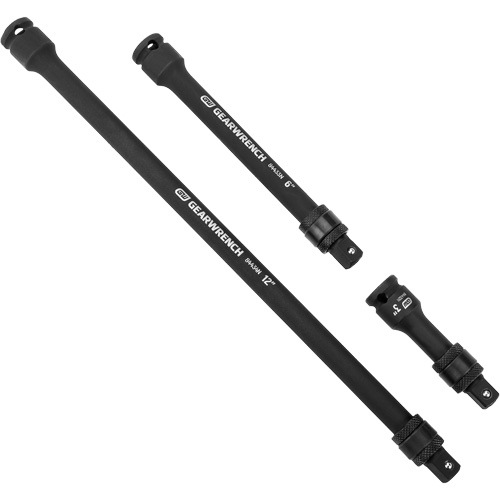 Jeu de rallonges &agrave; chocs verrouillables 3 mcx, Prise de 3/8", Fini Phosphate de mangan&egrave;se, 3 M Rideout Tool & Machine Inc.