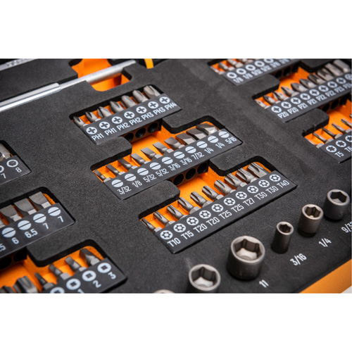 Slim Head Mechanics Tool Set in Foam Storage Tray Rideout Tool & Machine Inc.