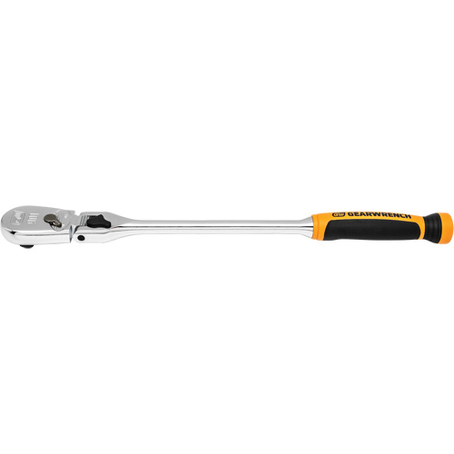 90-Tooth Dual Material Locking Flex Head Teardrop Ratchet Rideout Tool & Machine Inc.