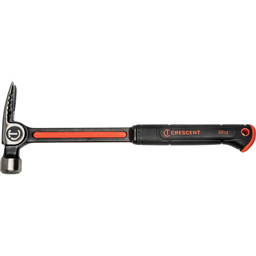 Steel Milled-Face Framing Hammer, 22 oz., Solid Steel Handle, 16" L Rideout Tool & Machine Inc.