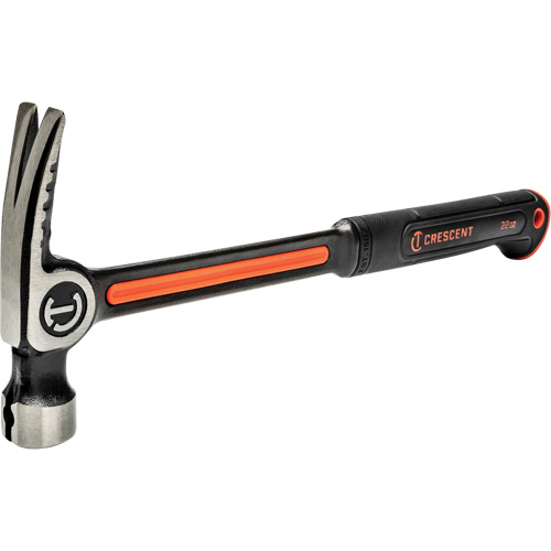 Steel Milled-Face Framing Hammer, 22 oz., Solid Steel Handle, 16" L Rideout Tool & Machine Inc.