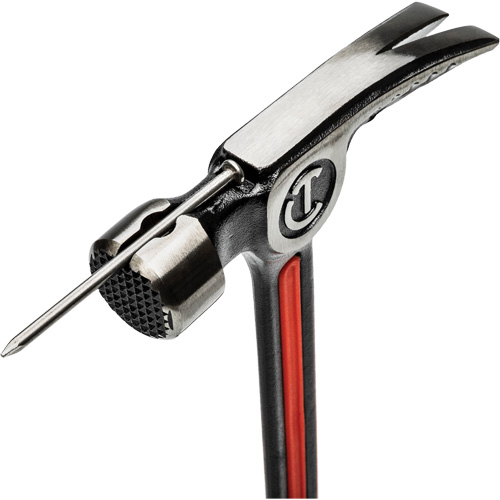 Steel Milled-Face Framing Hammer, 22 oz., Solid Steel Handle, 16" L Rideout Tool & Machine Inc.