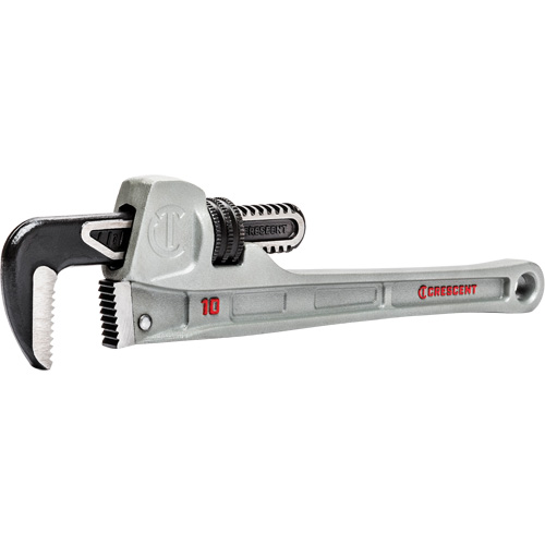 Cl&eacute; pour tuyau &agrave; m&acirc;choires &eacute;troite, Cap des m&acirc;choires 1-9/10", Longueur 10", Fini Rev&ecirc;tement en poudre, Prise Aucune Rideout Tool & Machine Inc.