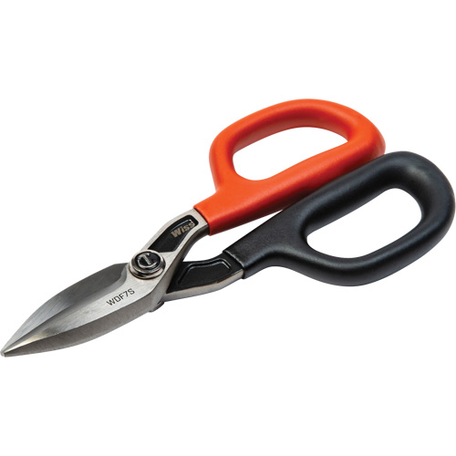 Cisaille de ferblantier droite, Longueur de coupe de 1-31/50", Coupe Droit Rideout Tool & Machine Inc.