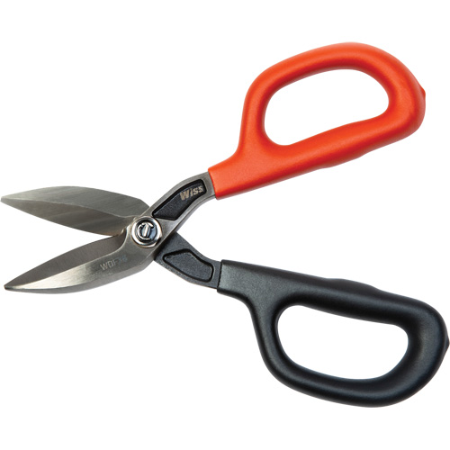 Cisaille de ferblantier droite, Longueur de coupe de 1-31/50", Coupe Droit Rideout Tool & Machine Inc.