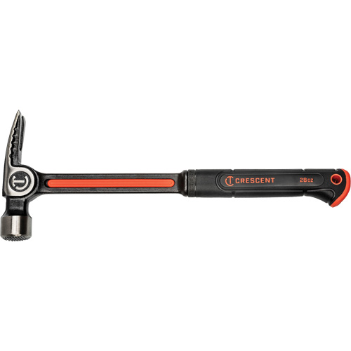 Milled-Face Framing Hammer, 28 oz., Solid Steel Handle, 16" L Rideout Tool & Machine Inc.