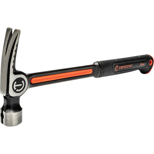 Milled-Face Framing Hammer, 28 oz., Solid Steel Handle, 16" L Rideout Tool & Machine Inc.