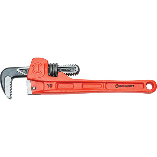 Cl&eacute; pour tuyau SLIM JAW, Cap des m&acirc;choires 1-9/10", Longueur 10", Fini Rev&ecirc;tement en poudre, Prise Non-ergonomique Rideout Tool & Machine Inc.