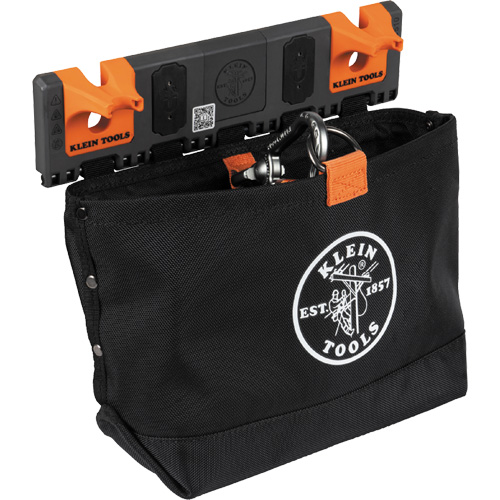 Bucket Work CentreS-Hook Hardware Pouch Module, Nylon, 1 Pockets, Black/Orange Rideout Tool & Machine Inc.