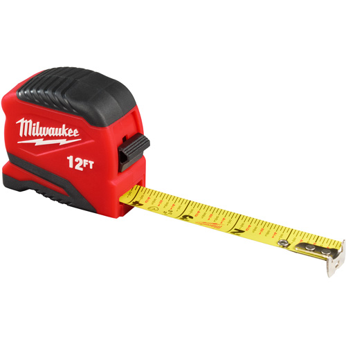 Compact Tape Measure, 13/16" x 12' Rideout Tool & Machine Inc.