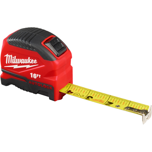 Auto-Lock Tape Measure, 1" x 16' Rideout Tool & Machine Inc.