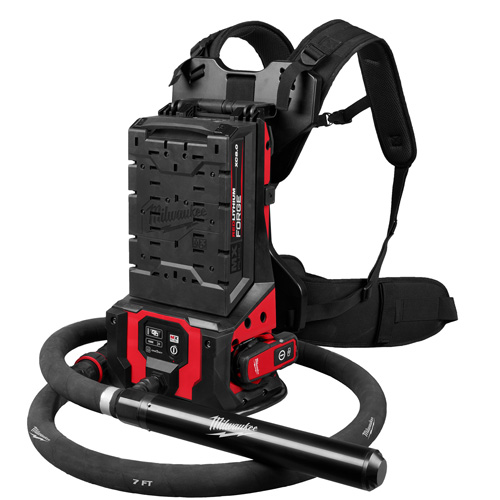 MX FUEL Backpack High Cycle Concrete Vibrator Kit with 7' Whip / 1.75" Head Rideout Tool & Machine Inc.
