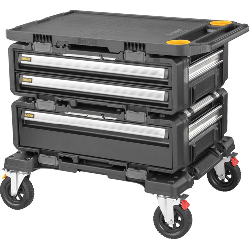Poste de travail modulaire 4-en-1 TOUGHSYSTEM 2.0 DXL, 34" x 25-4/5" x 30", Noir/Jaune Rideout Tool & Machine Inc.