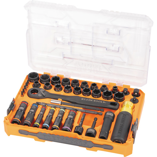 Jeu complet de douilles &agrave; chocs ouvertes & basculantes KNECT, 39 Mcx, Chocs Rideout Tool & Machine Inc.