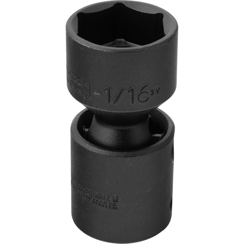 Universal Socket, Impact, 1-1/16", 1/2" Drive, 6 Points Rideout Tool & Machine Inc.