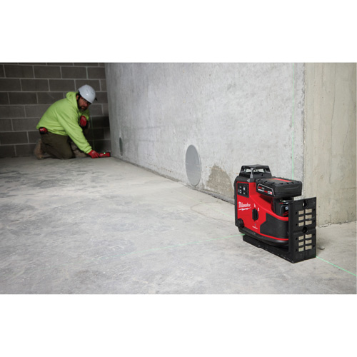 Laser vert &agrave; 3 plans sur 360° M12 avec r&eacute;cepteur et alignement automatique Rideout Tool & Machine Inc.