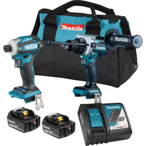 LXT Brushless 2 Tool Combo Kit, Lithium-Ion, 18 V Rideout Tool & Machine Inc.