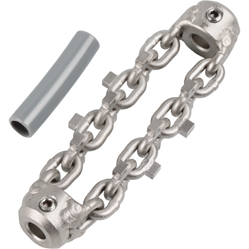 Chaîne de nettoyage de tuyaux de 2" pour c&acirc;ble de serpent &agrave; chaîne de 1/4" Rideout Tool & Machine Inc.