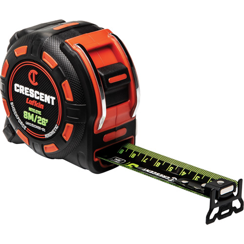 Shockforce NITE EYE Magnetic Tape Measure, 1-1/4" x 25', SAE/Metric Graduations Rideout Tool & Machine Inc.