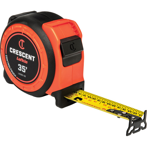 CONTROLTOUCH Tape Measure, 1-3/16" x 35', SAE Graduations Rideout Tool & Machine Inc.