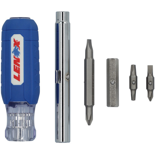 9-in-1 Multi-Bit Screwdriver, Textured Handle Rideout Tool & Machine Inc.