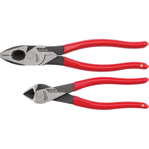 Dipped Grip Cutting Pliers Set, 2 Pieces Rideout Tool & Machine Inc.