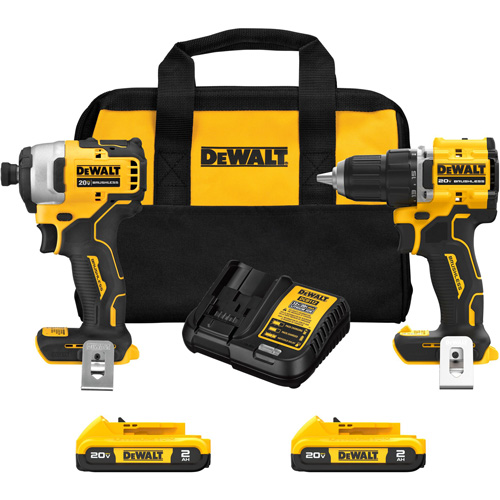 Ensemble de tournevis &agrave; chocs & tournevis/perceuse compact et sans balai ATOMIC, Lithium-ion, 20 V Rideout Tool & Machine Inc.