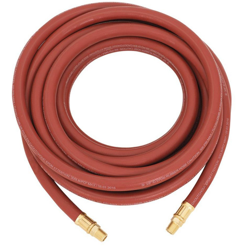 AH3825RB Hose, Air, Rubber, 3/8" dia. x 25', 300 psi, 1/4 NPT Rideout Tool & Machine Inc.