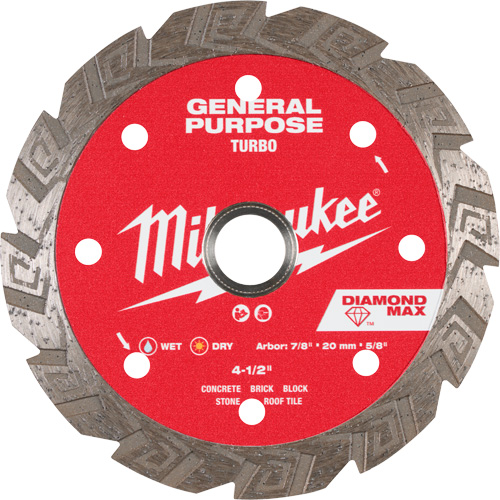 DIAMOND MAX Turbo General Purpose Diamond Blade Rideout Tool & Machine Inc.